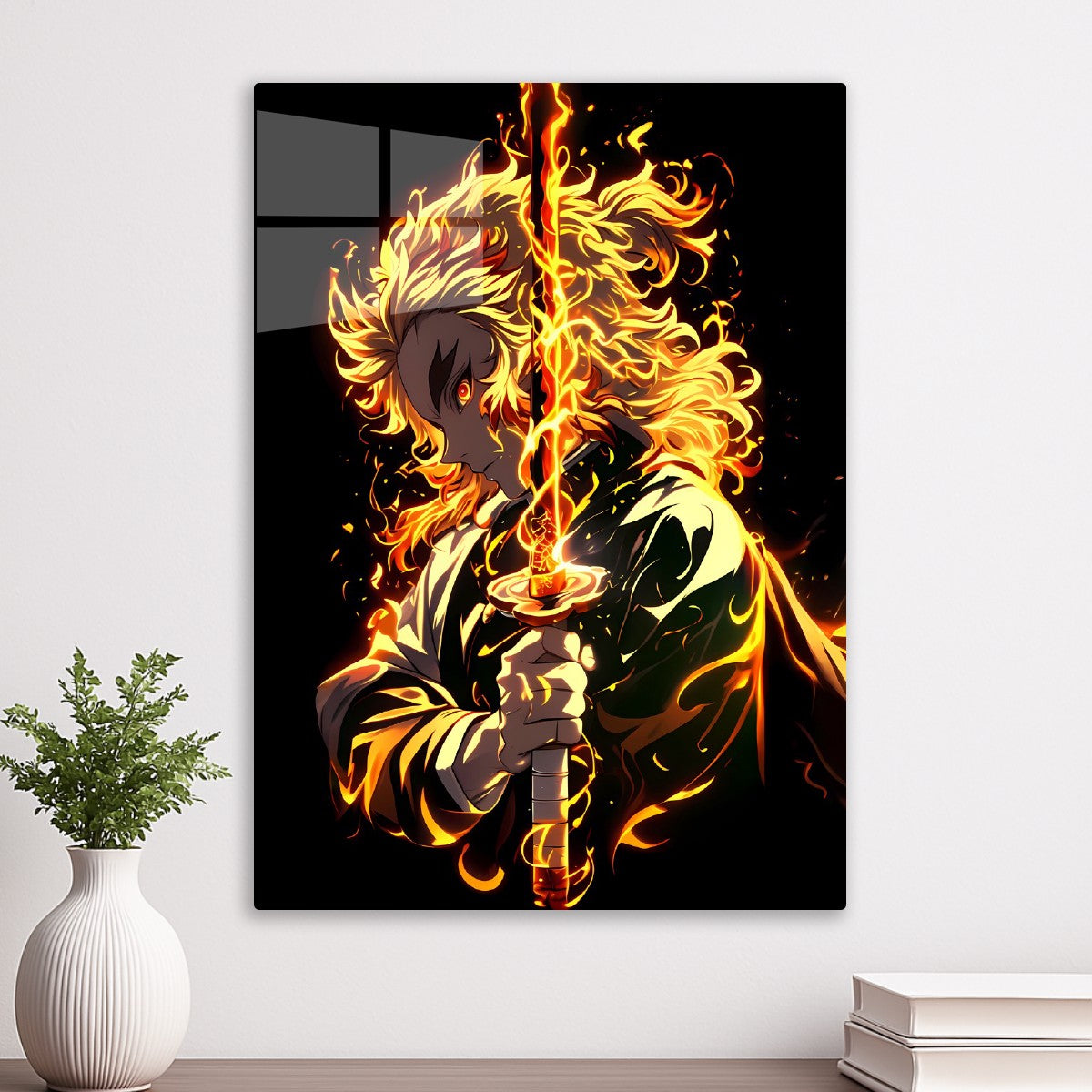 Kyōjurō Rengoku fire form, Demon Slayer Kimetsu no Yaiba