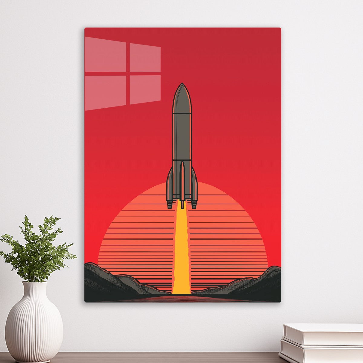 Retro Rocket Launch
