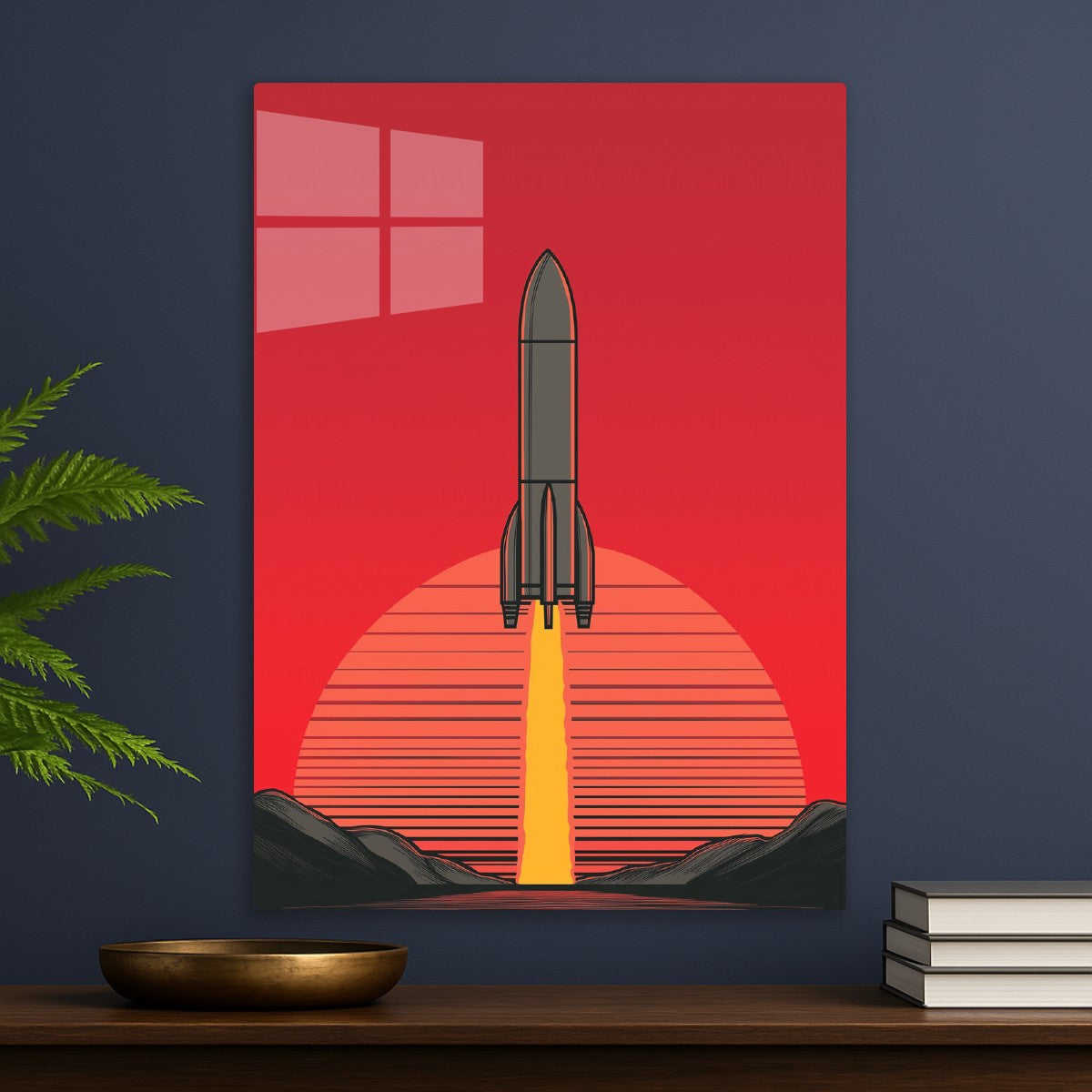 Retro Rocket Launch