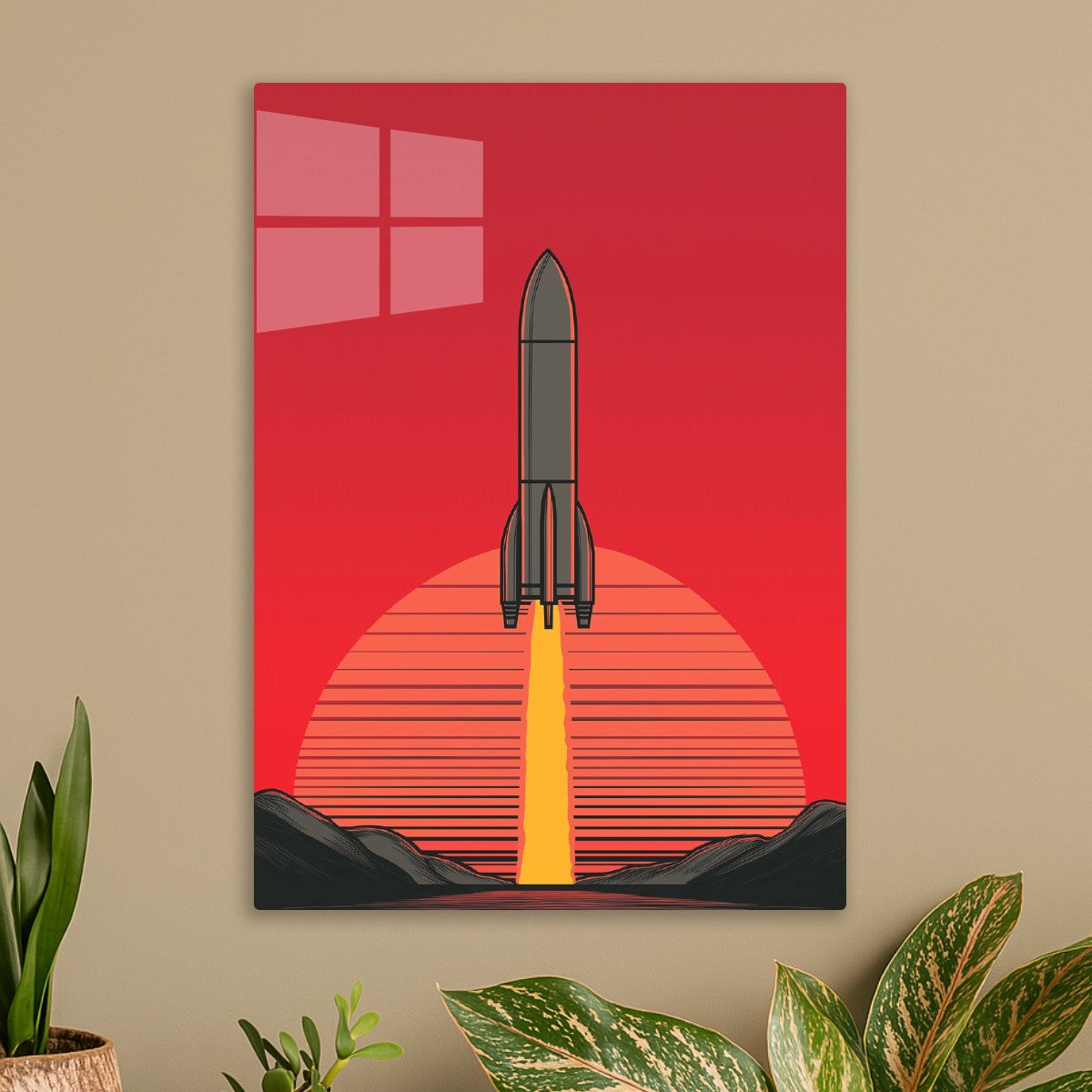 Retro Rocket Launch