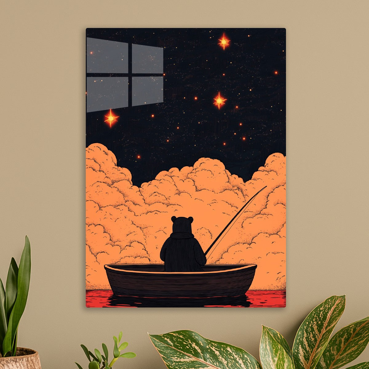 Bear Fishing the Stars