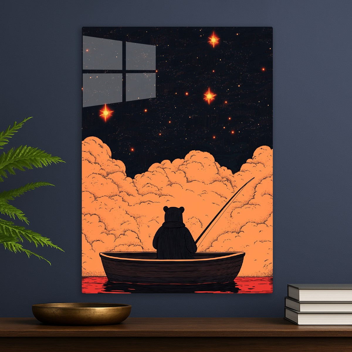 Bear Fishing the Stars