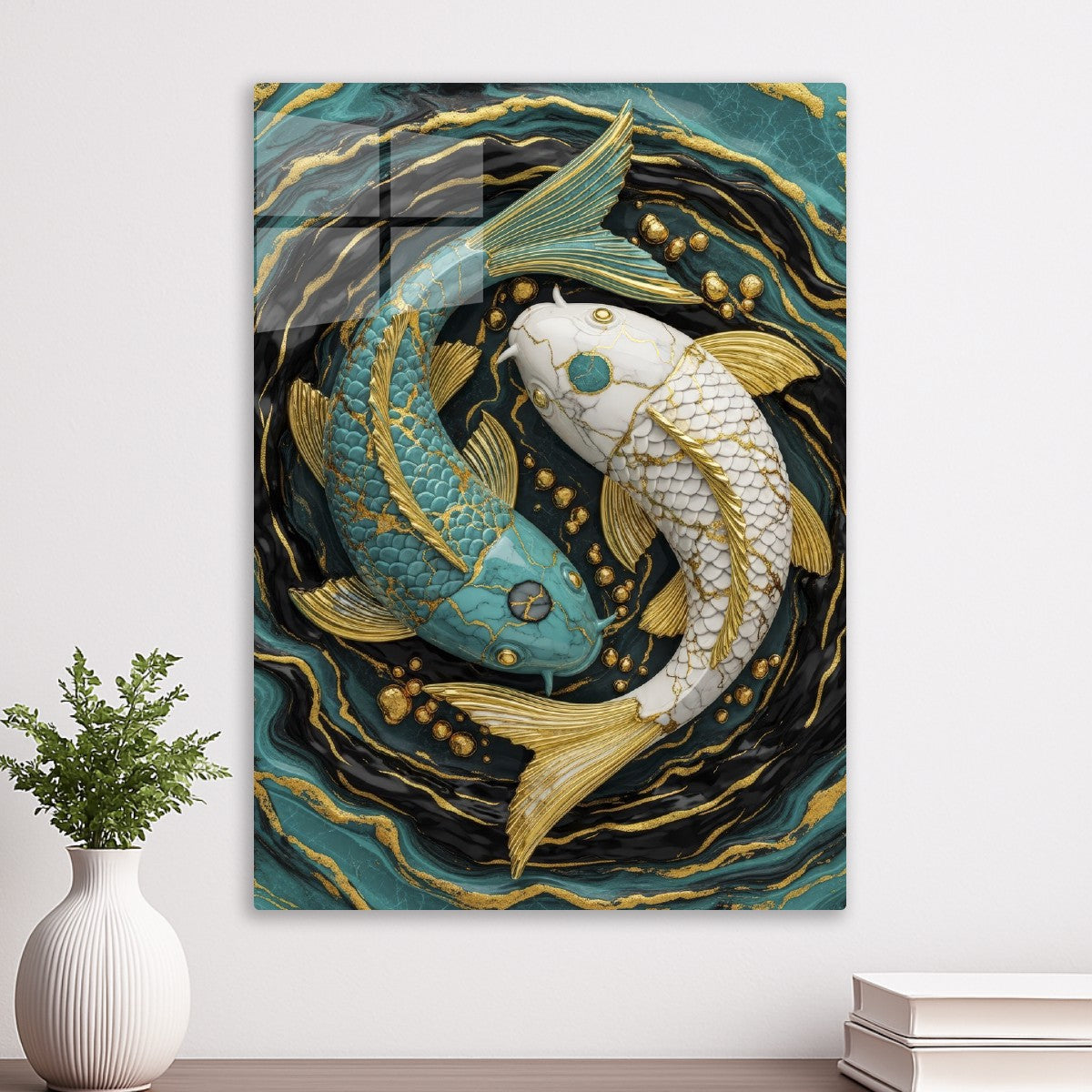 Yin Yang Koi Fish