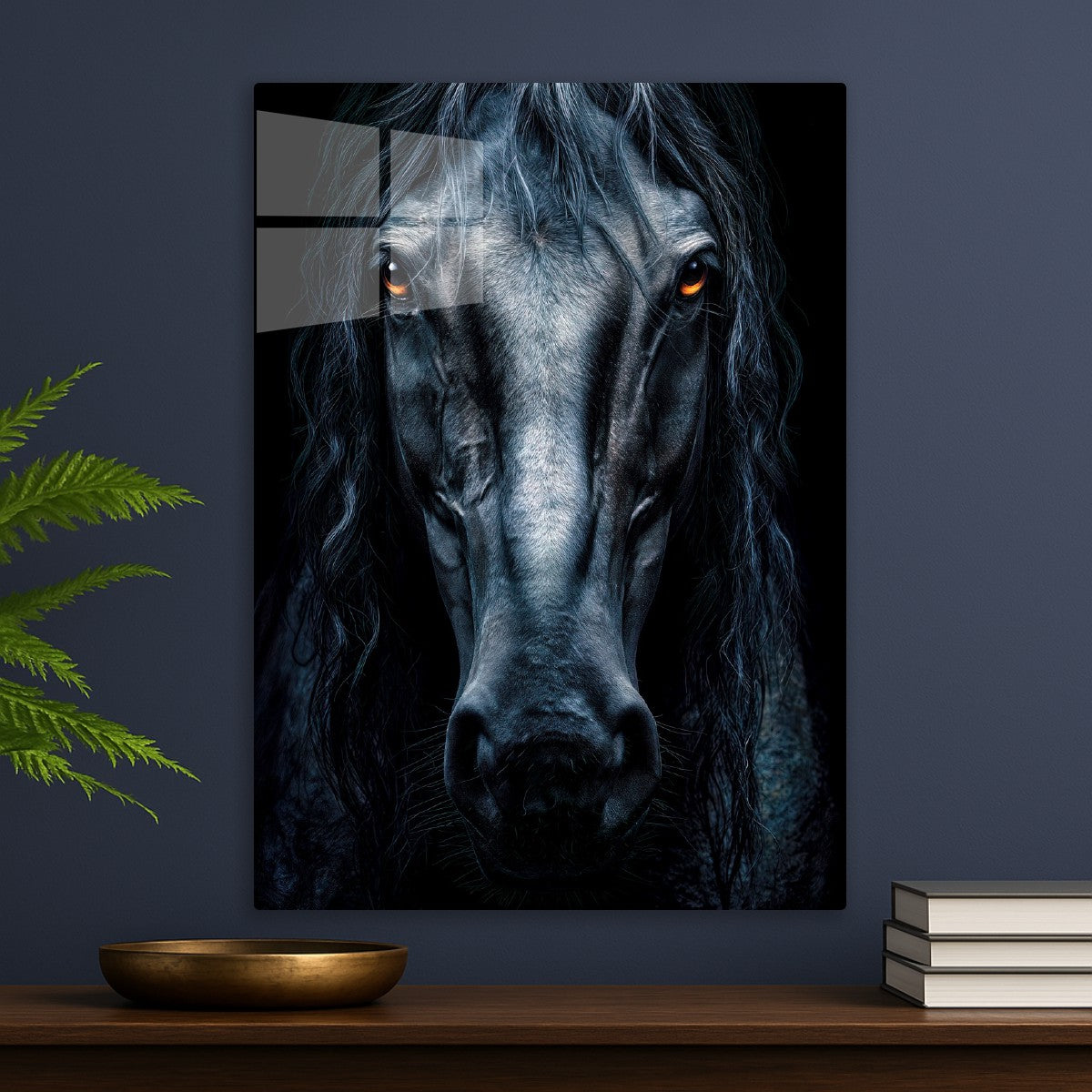 Black Horse Portrait