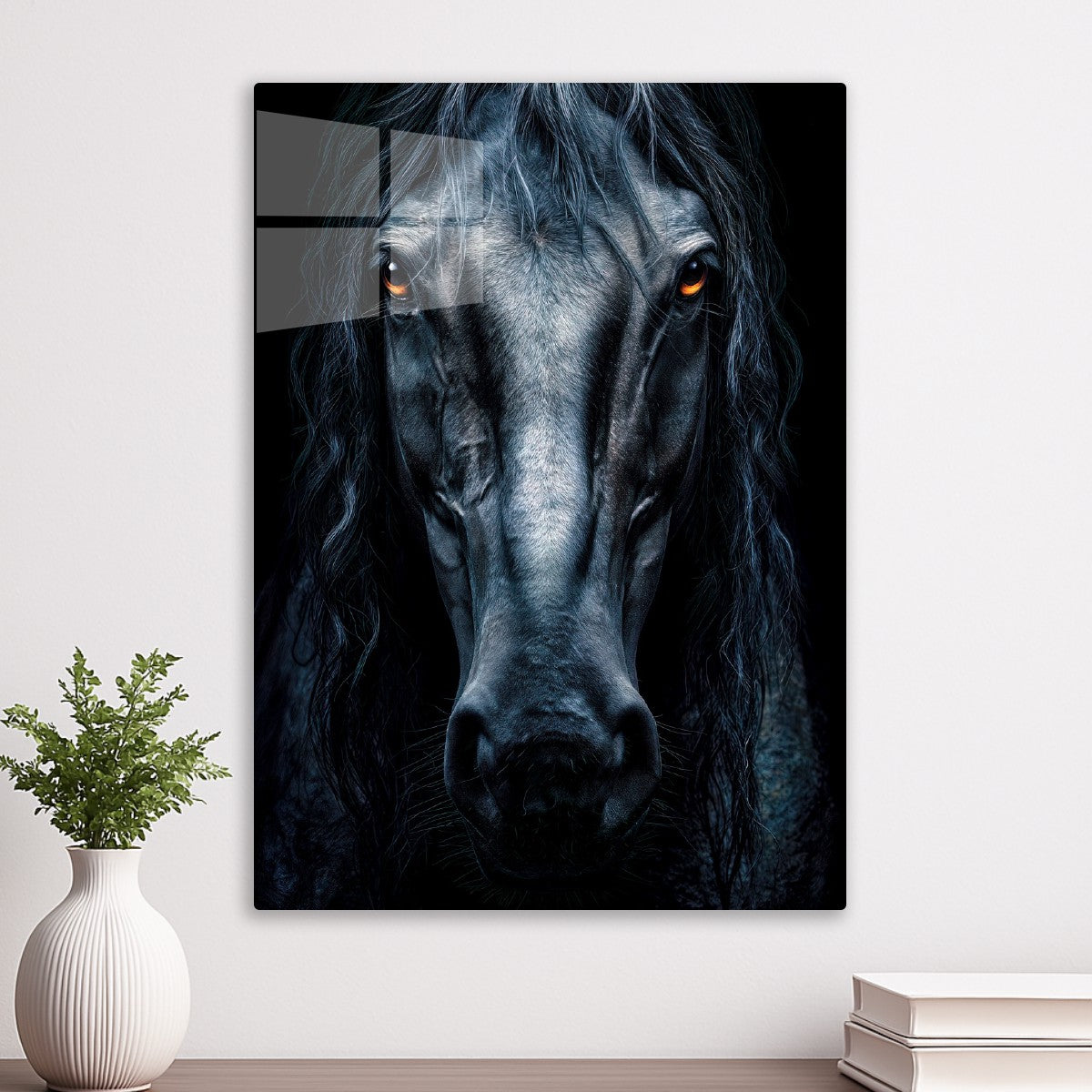 Black Horse Portrait