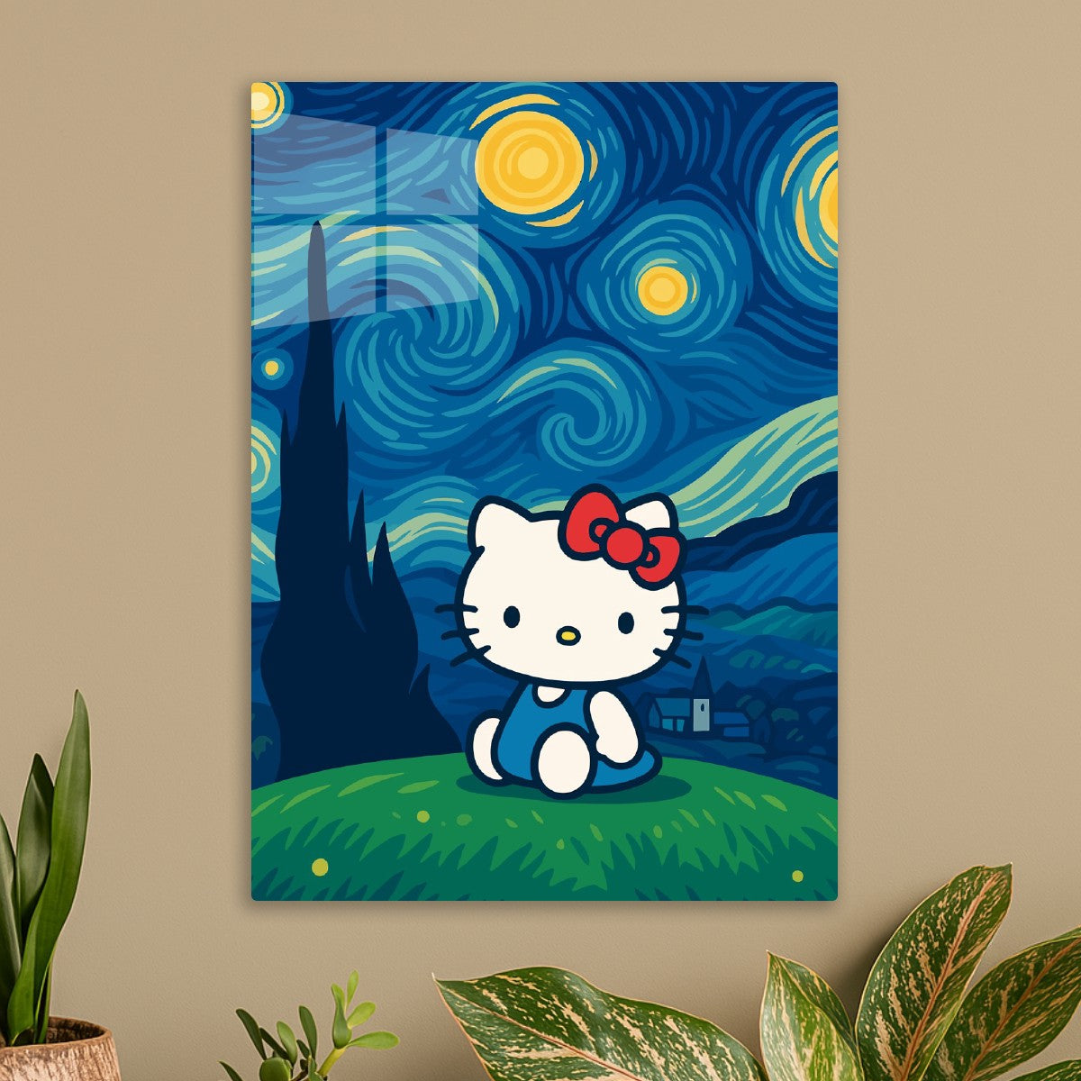 Kitty Starry Night