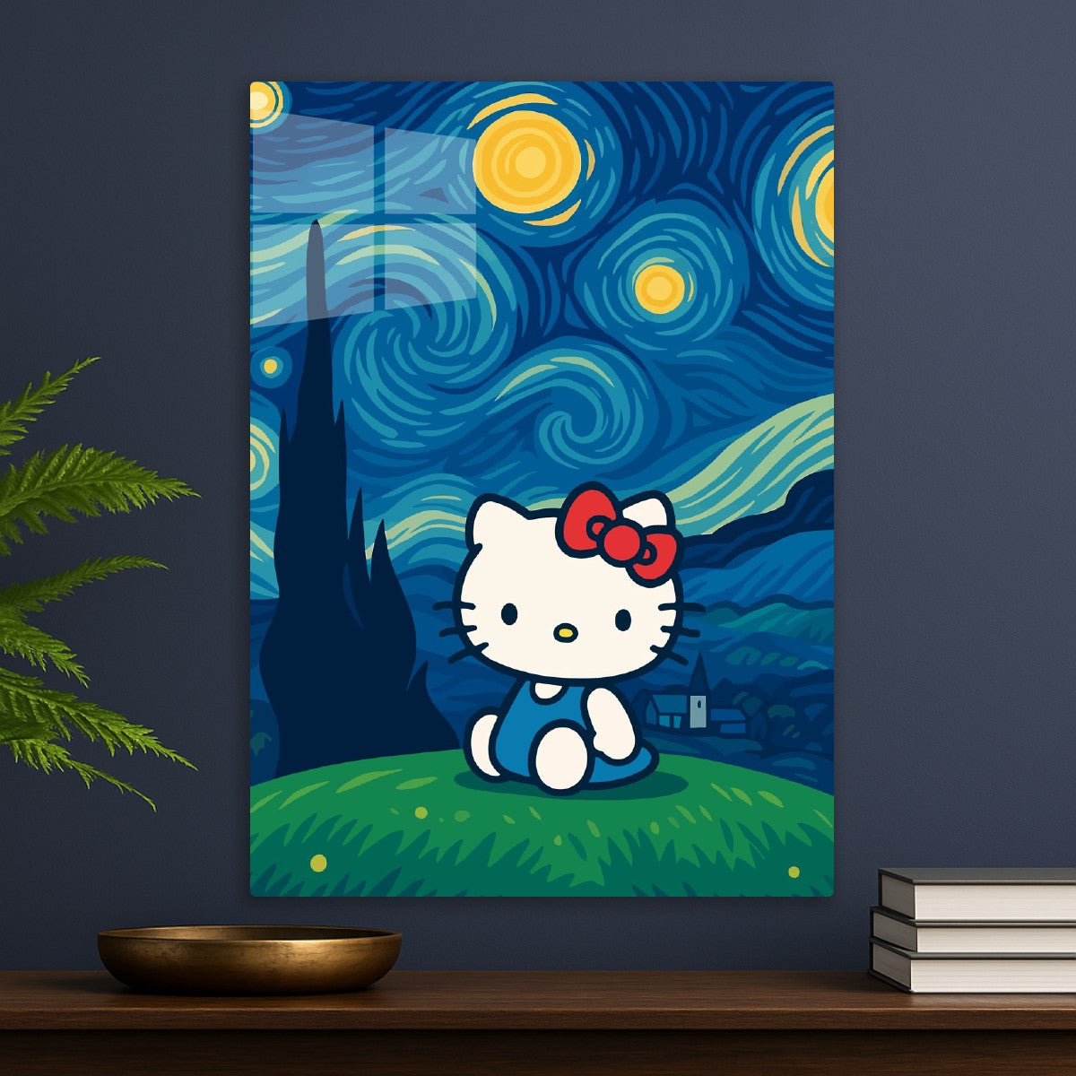 Kitty Starry Night