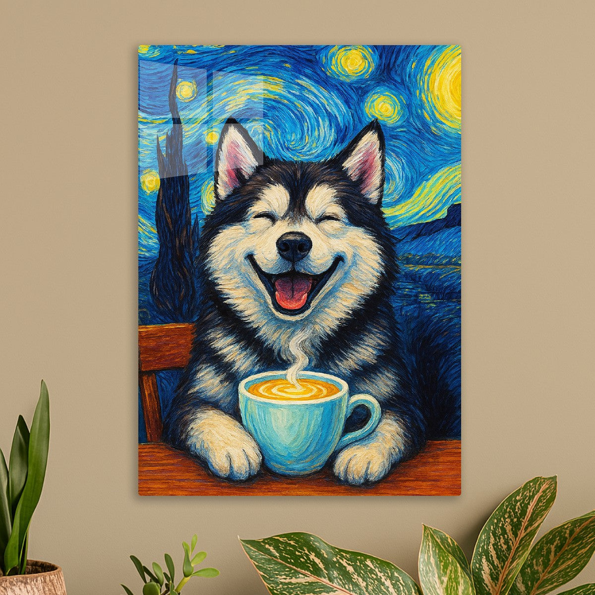 Husky Coffee Starry Night