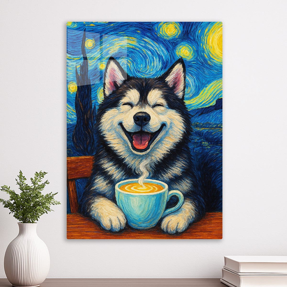 Husky Coffee Starry Night
