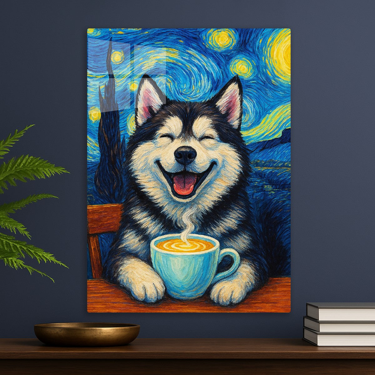 Husky Coffee Starry Night