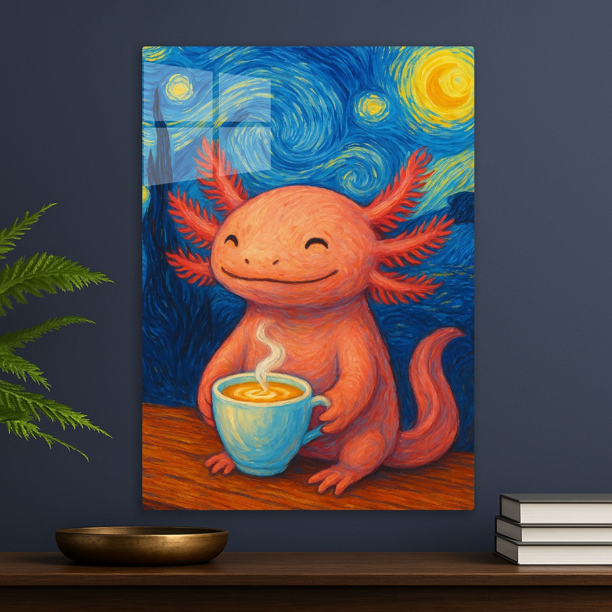 Axolotl Coffee Starry Night