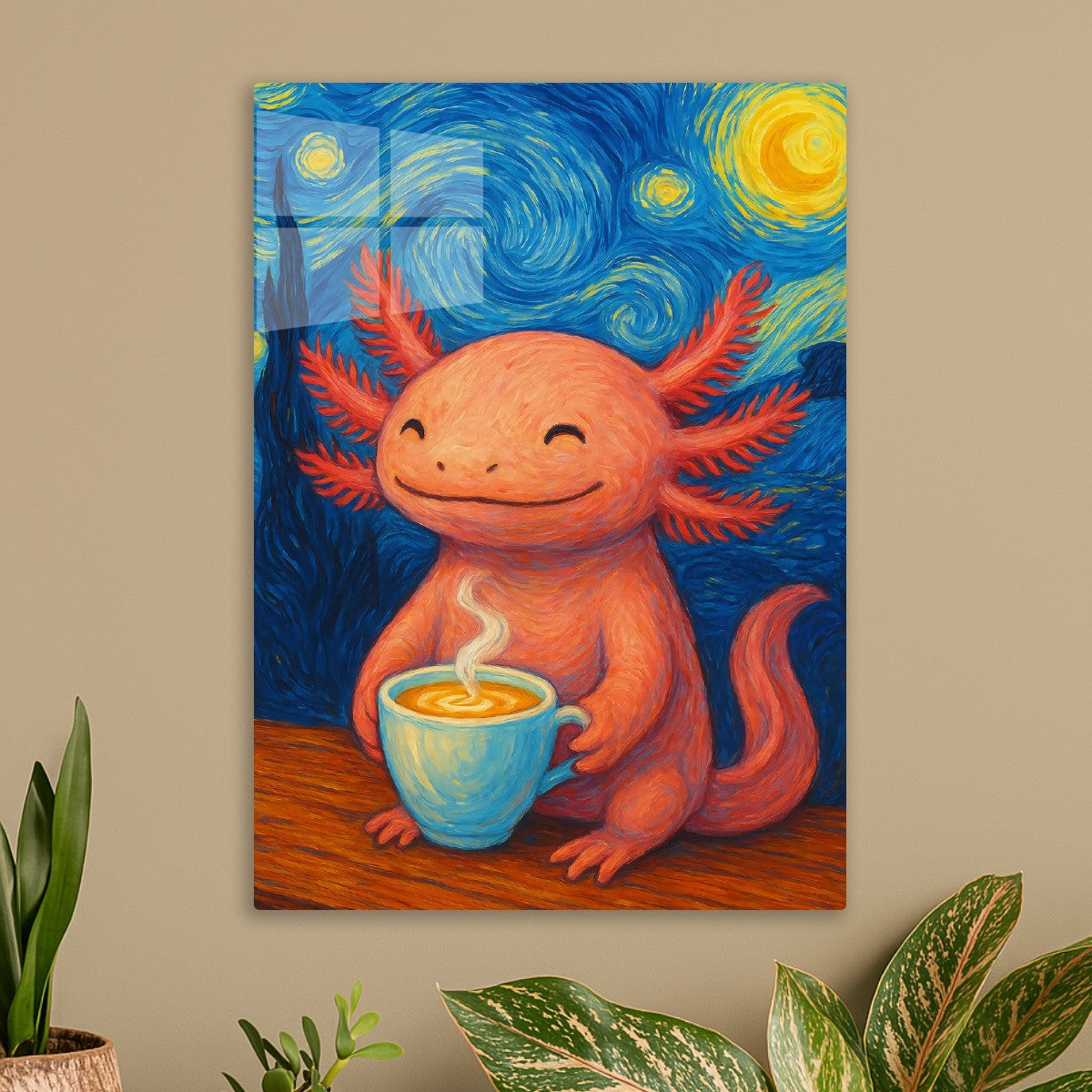 Axolotl Coffee Starry Night