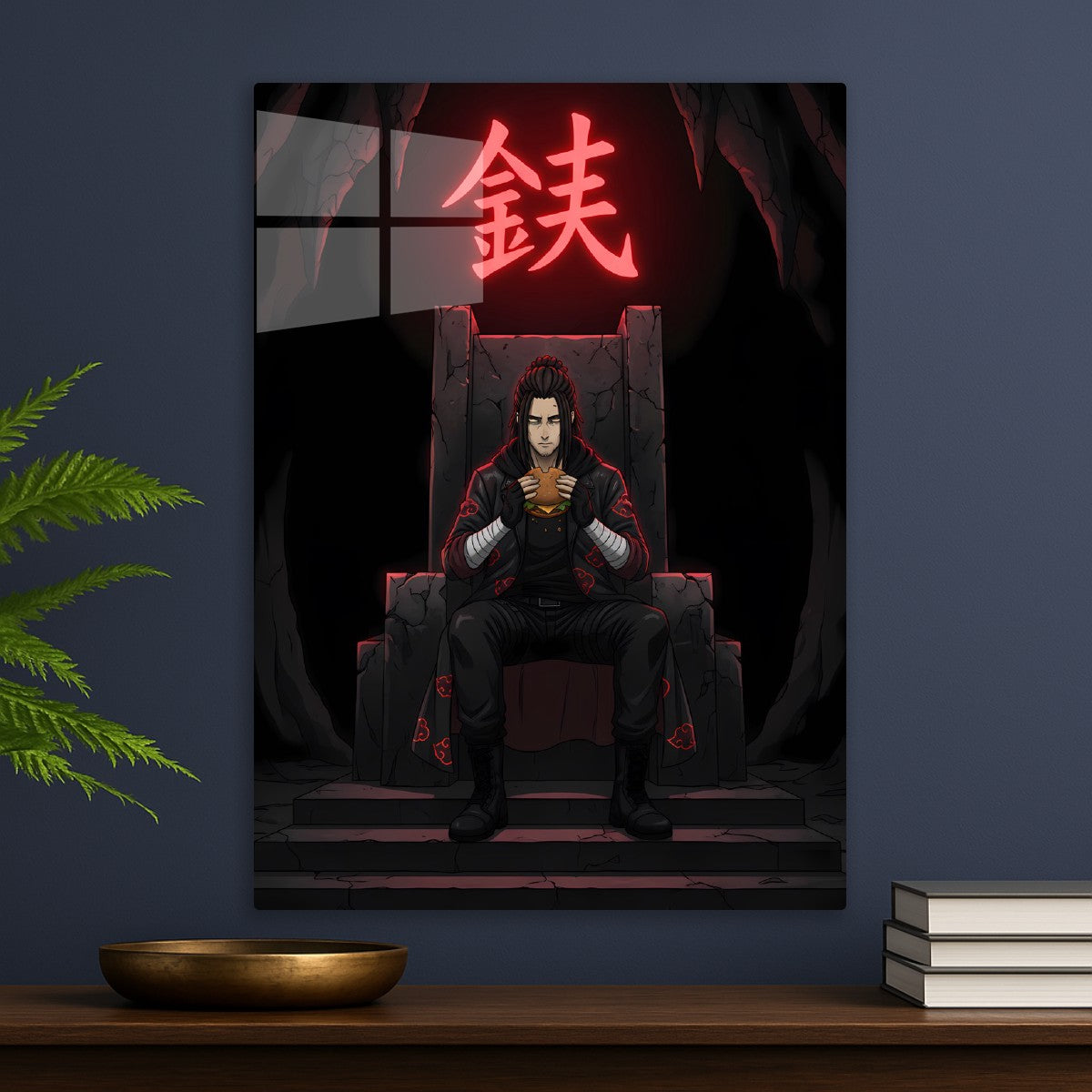 Eren Yeager Red Kanji Throne