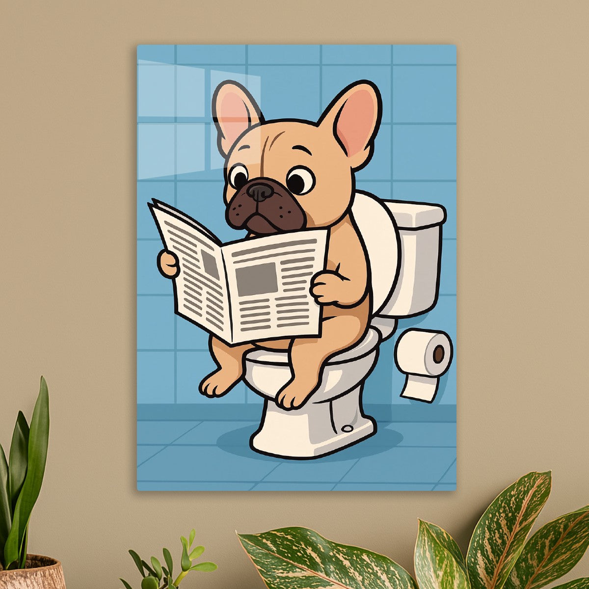 Frenchies dog Toilet