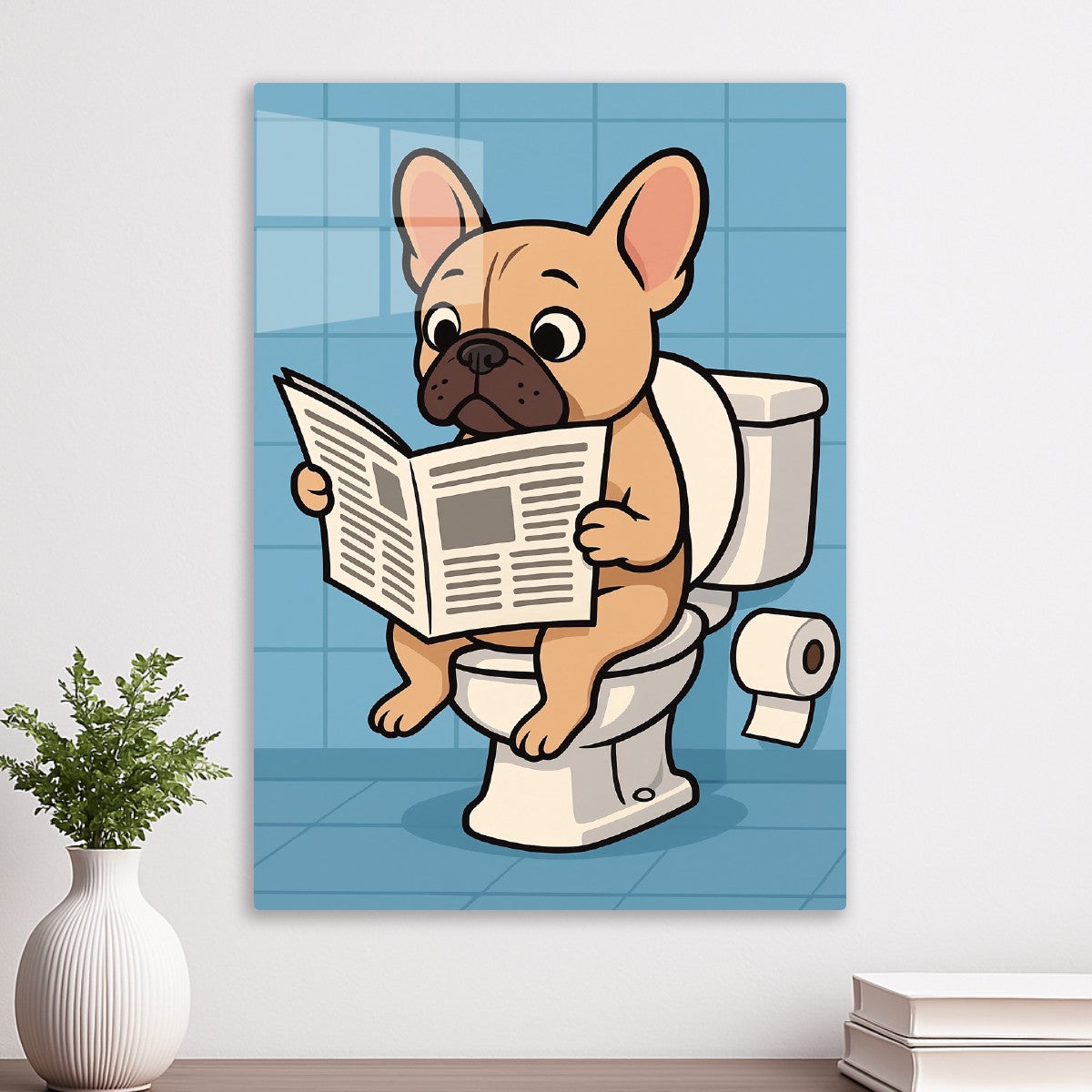 Frenchies dog Toilet