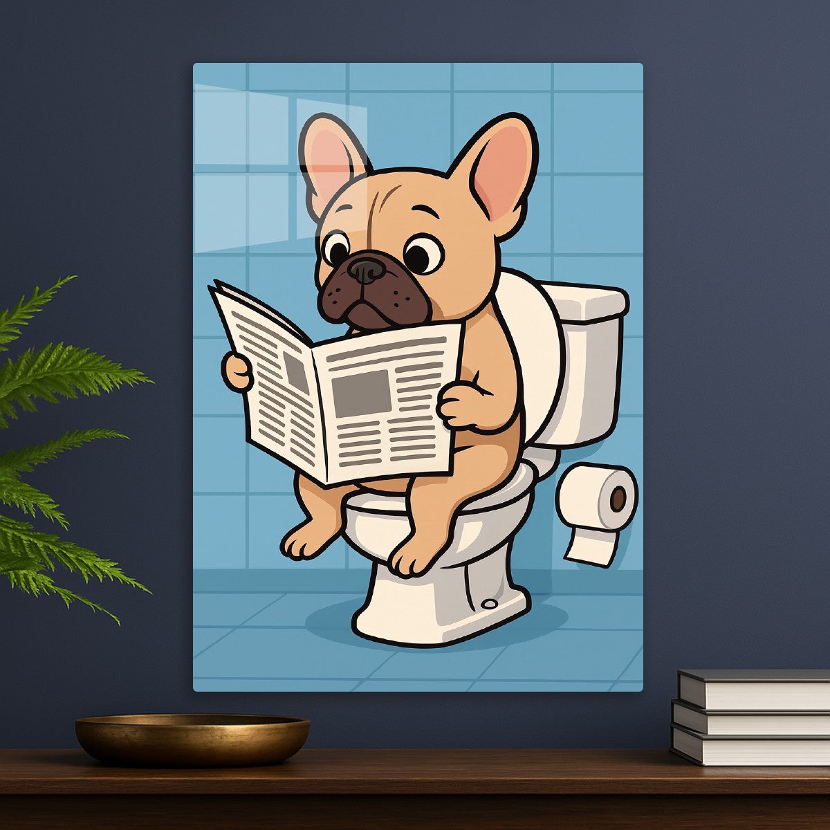 Frenchies dog Toilet