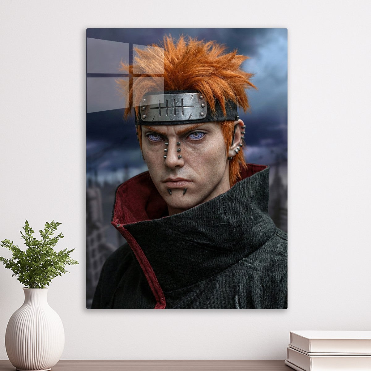 Pain Nagato, hyperrealistic portrait