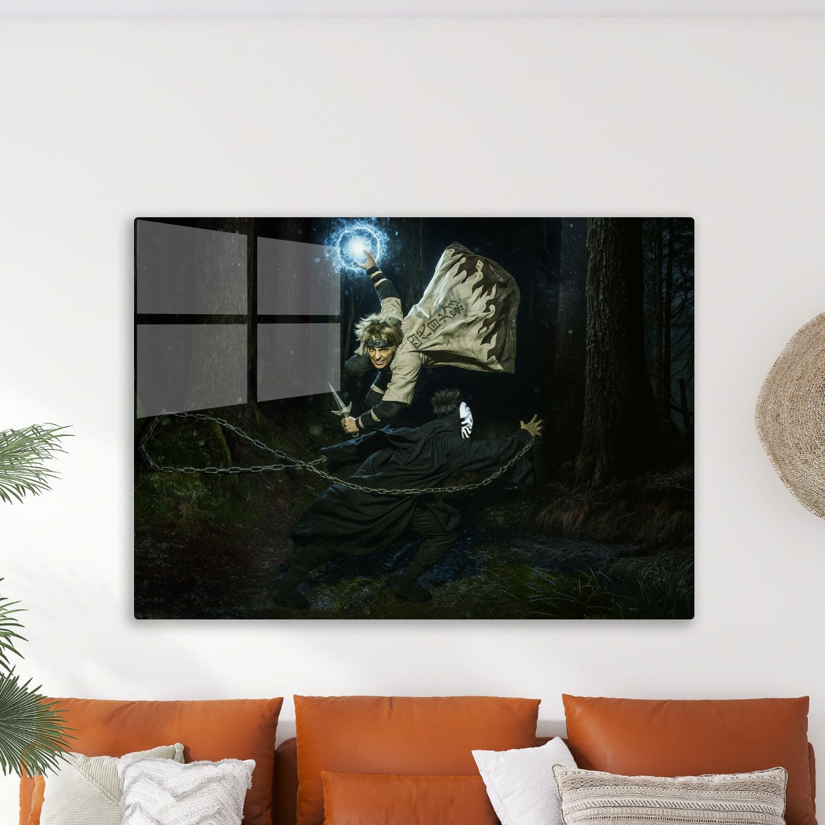 Minato vs Tobi hyperrealistic, Naruto 