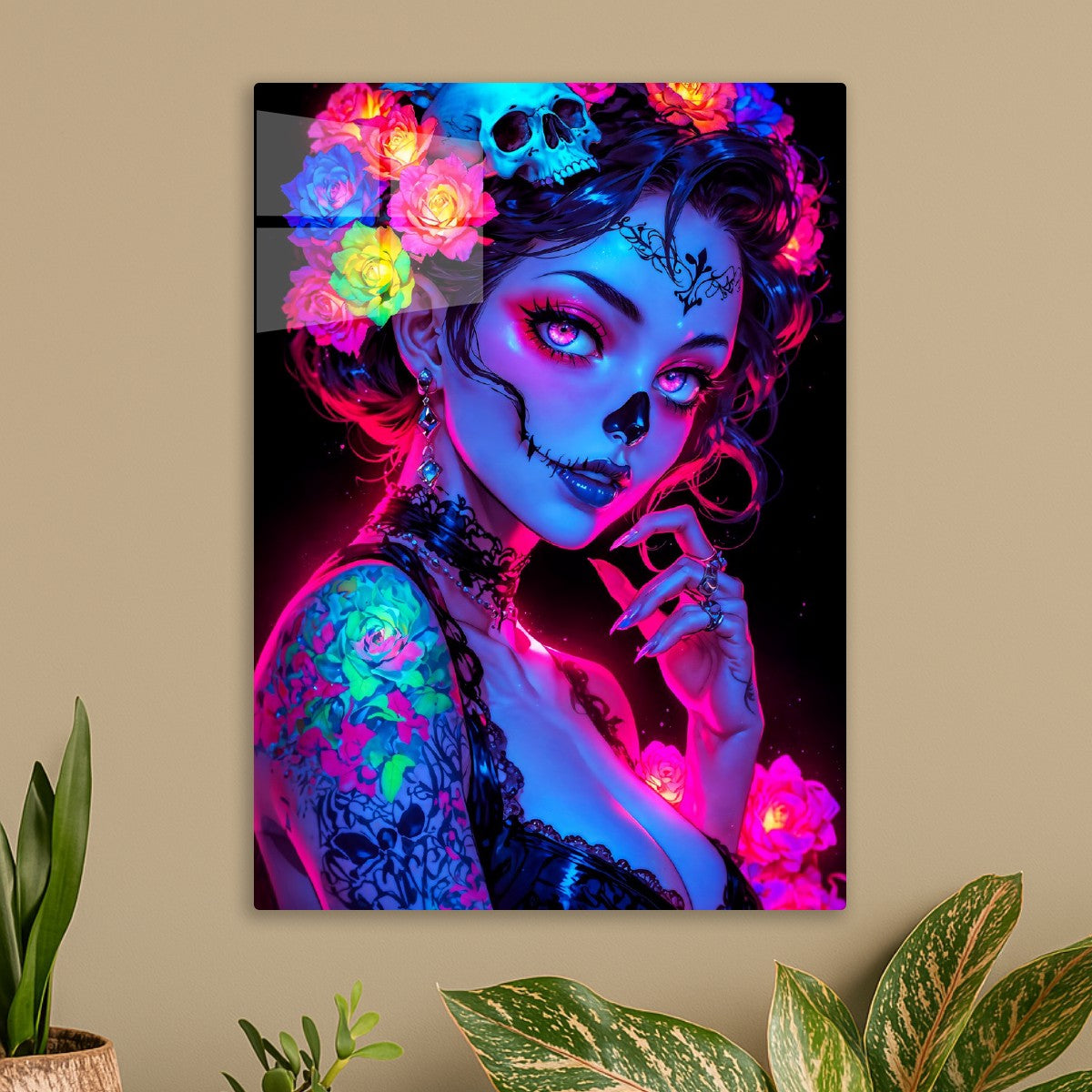 Beautiful Makeup Flower Girl