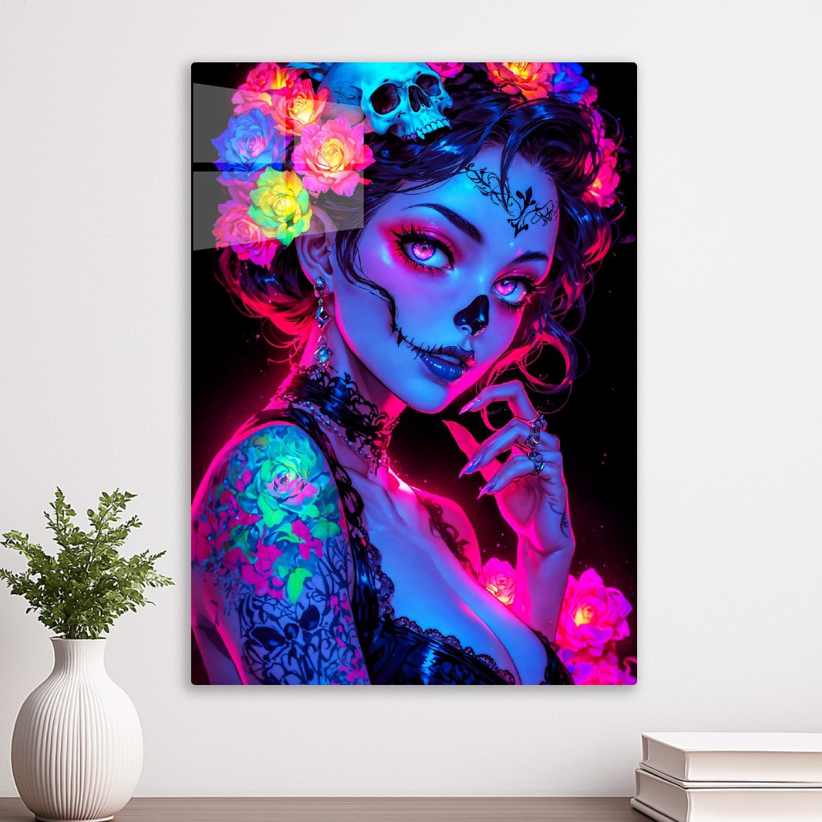 Beautiful Makeup Flower Girl