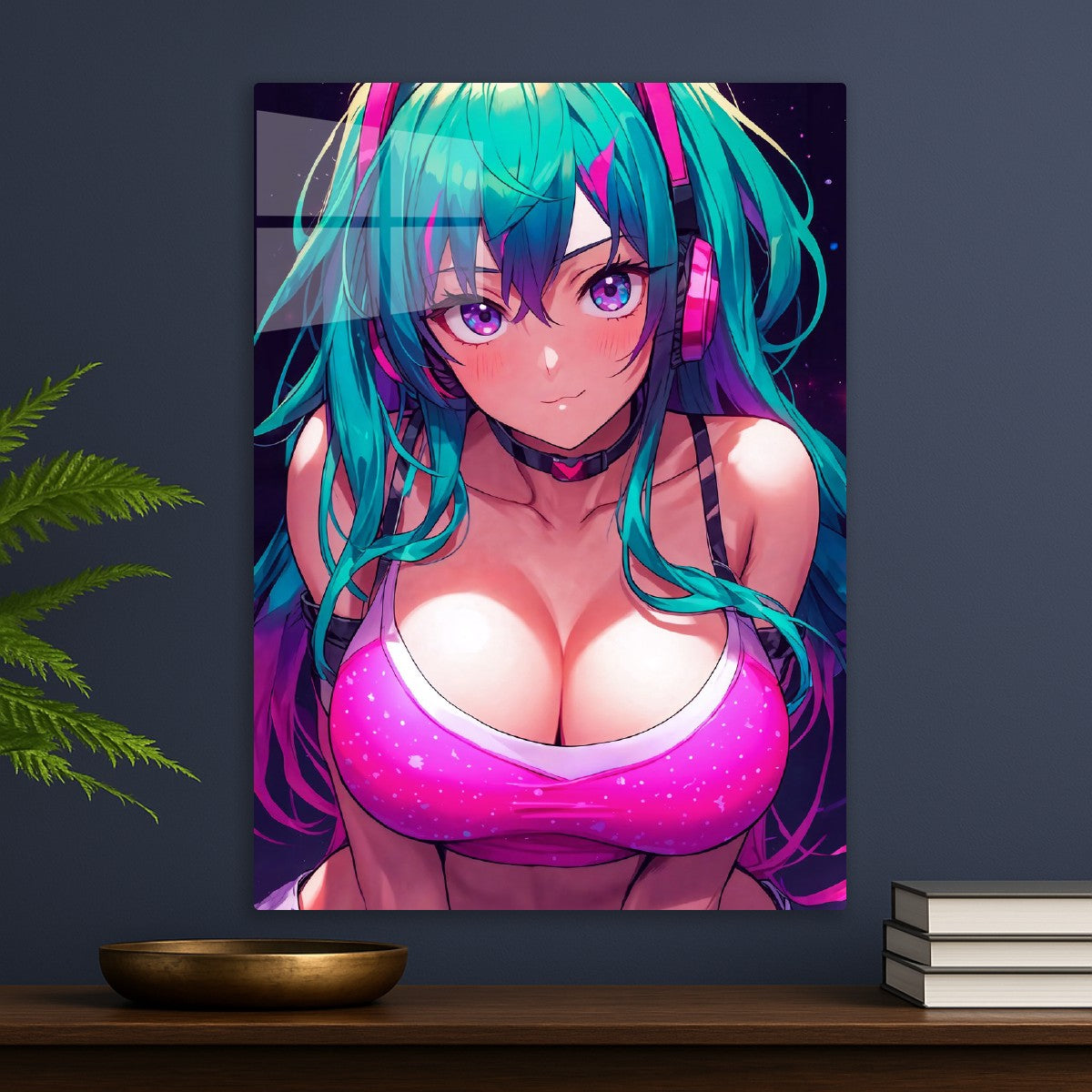 Anime Girl with Big Eyes