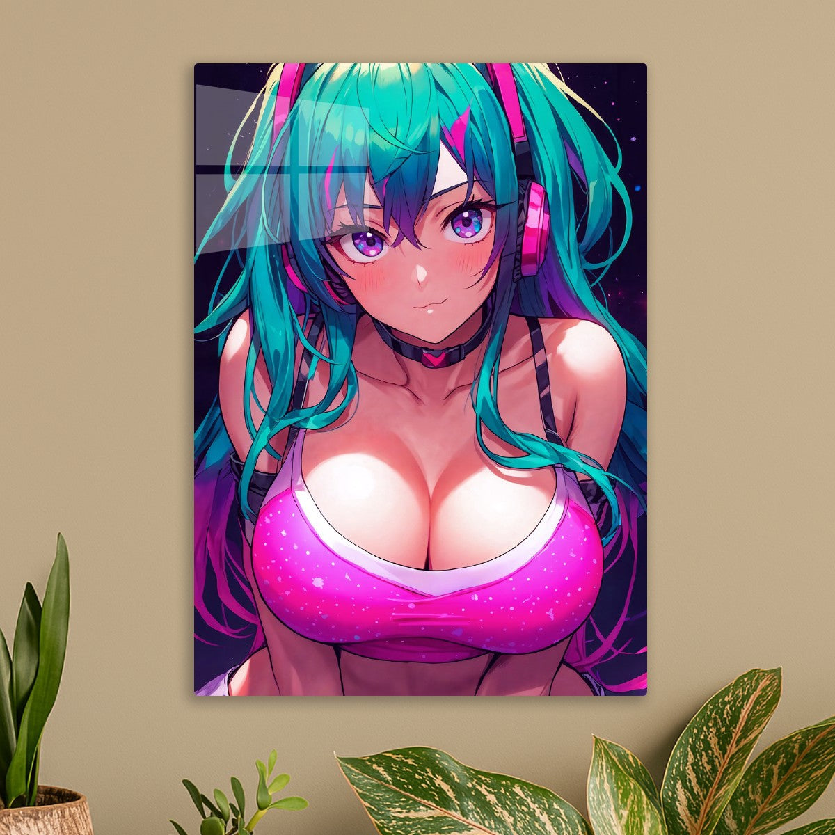 Anime Girl with Big Eyes