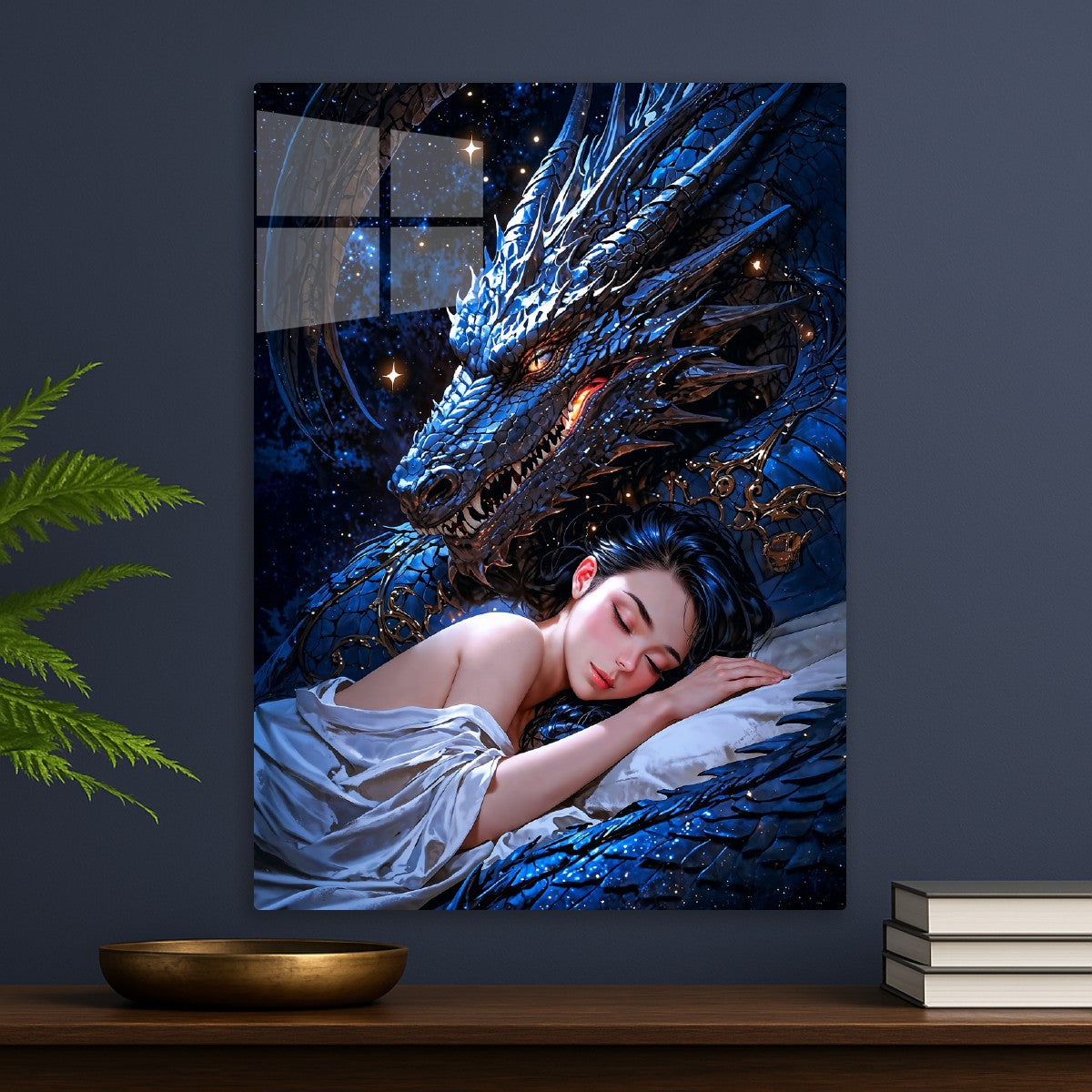 Dragon with Sleeping Girl