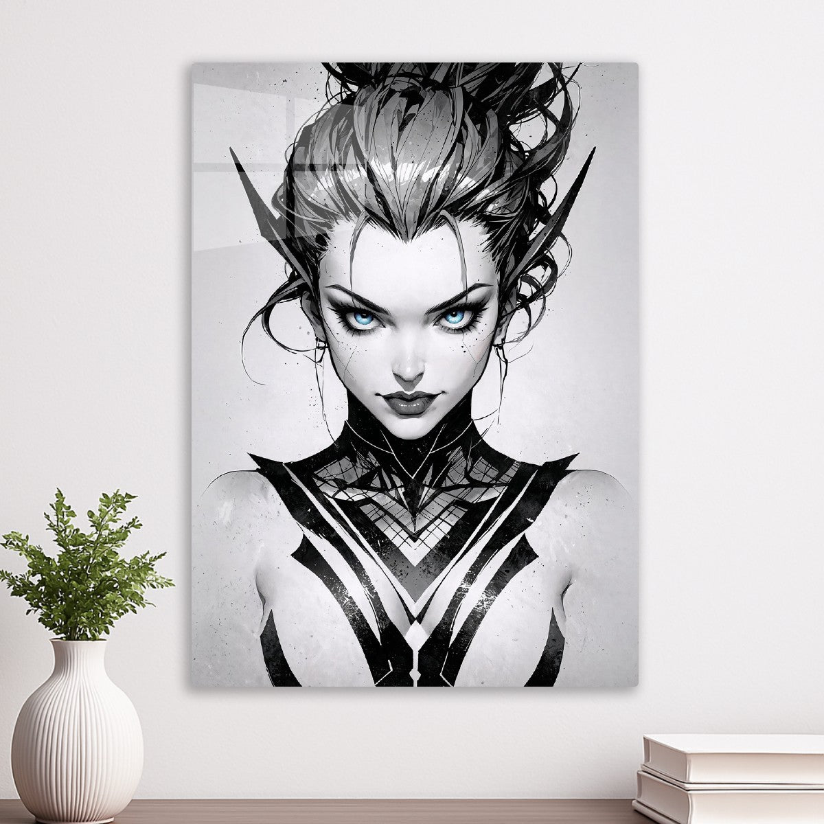 Black & White Female Portrait