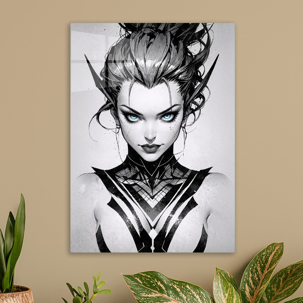 Black & White Female Portrait