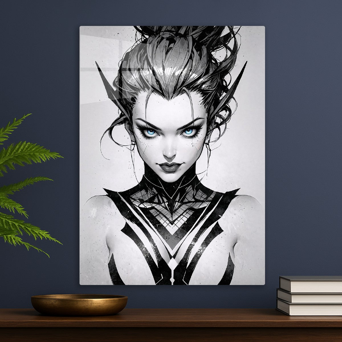 Black & White Female Portrait