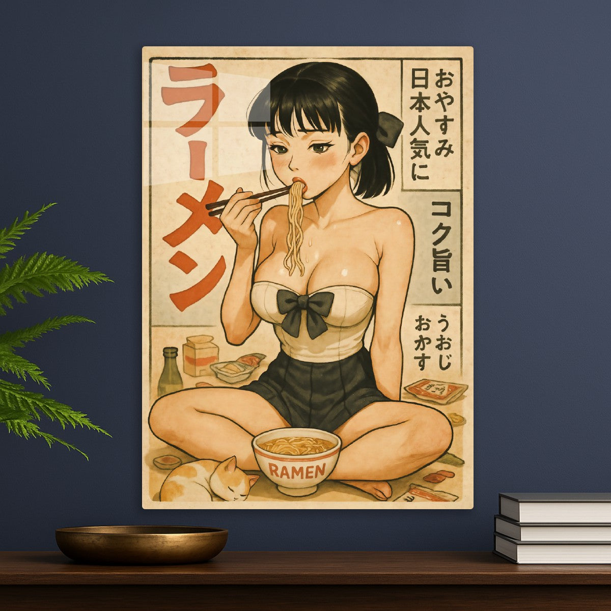 Vintage Ramen Schoolgirl