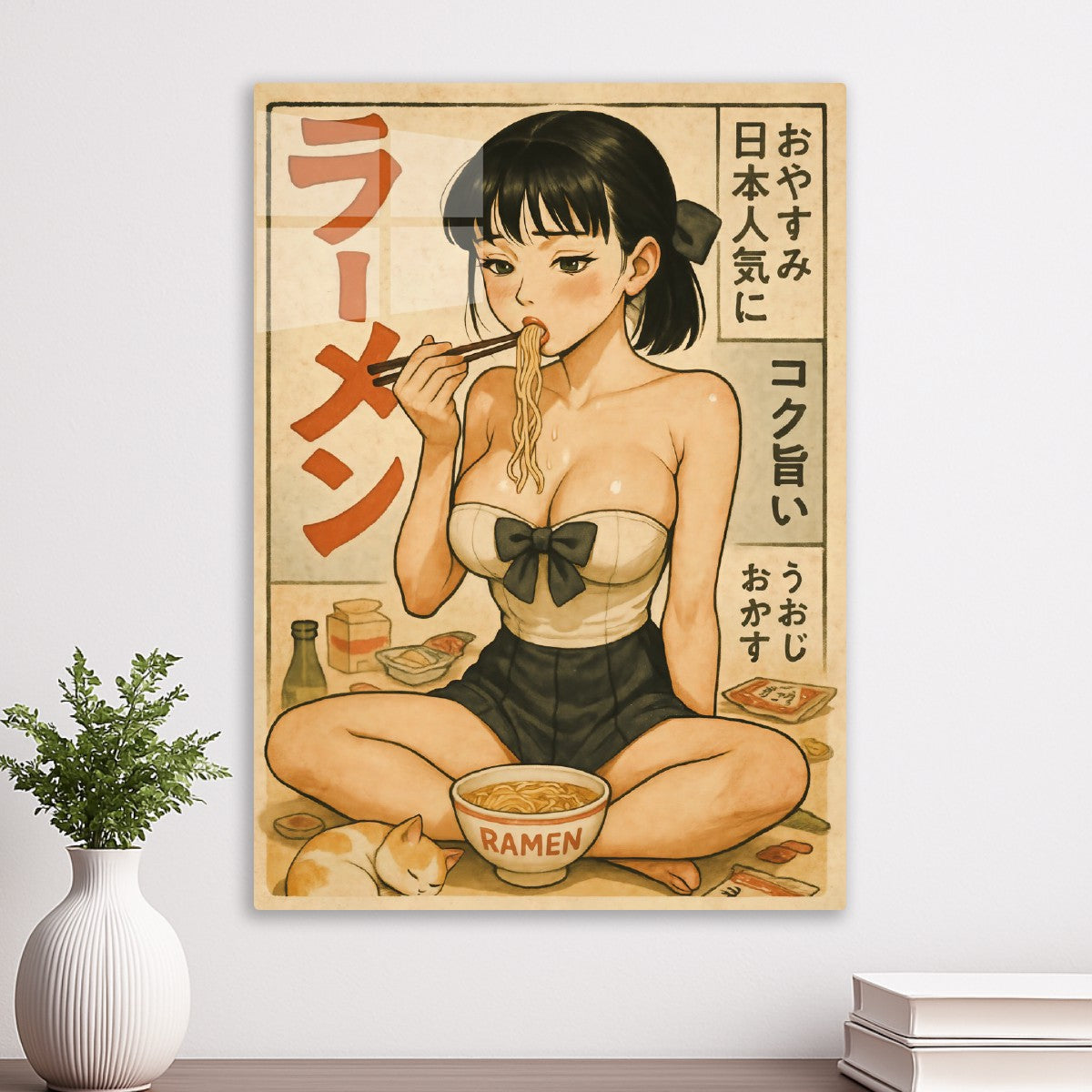 Vintage Ramen Schoolgirl