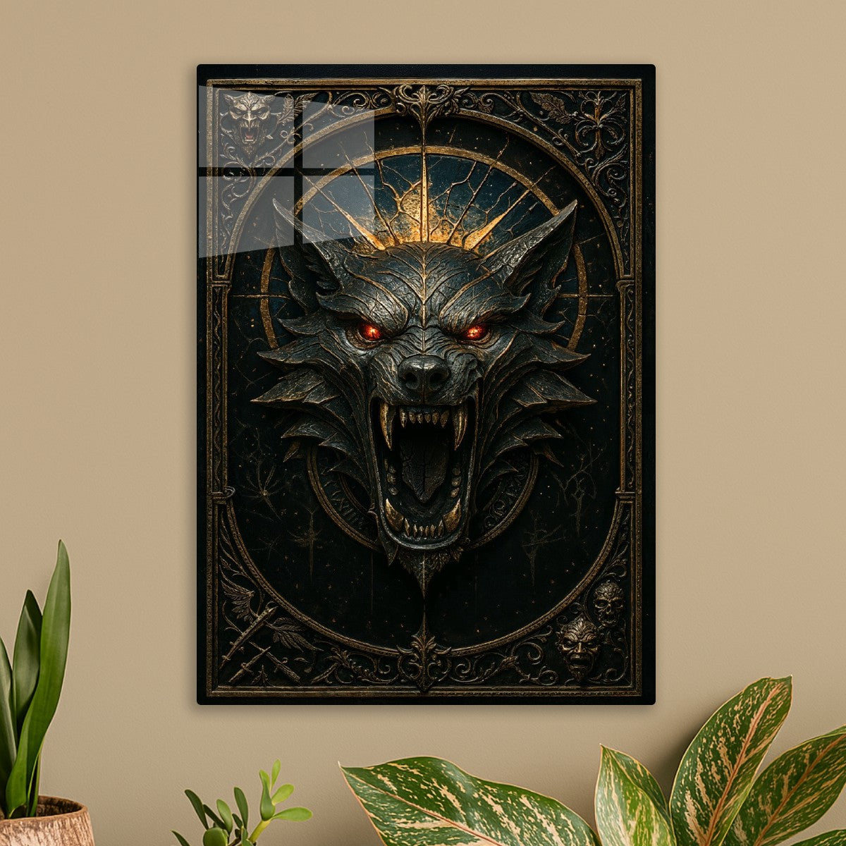 Black Wolf Head – Gothic Metal