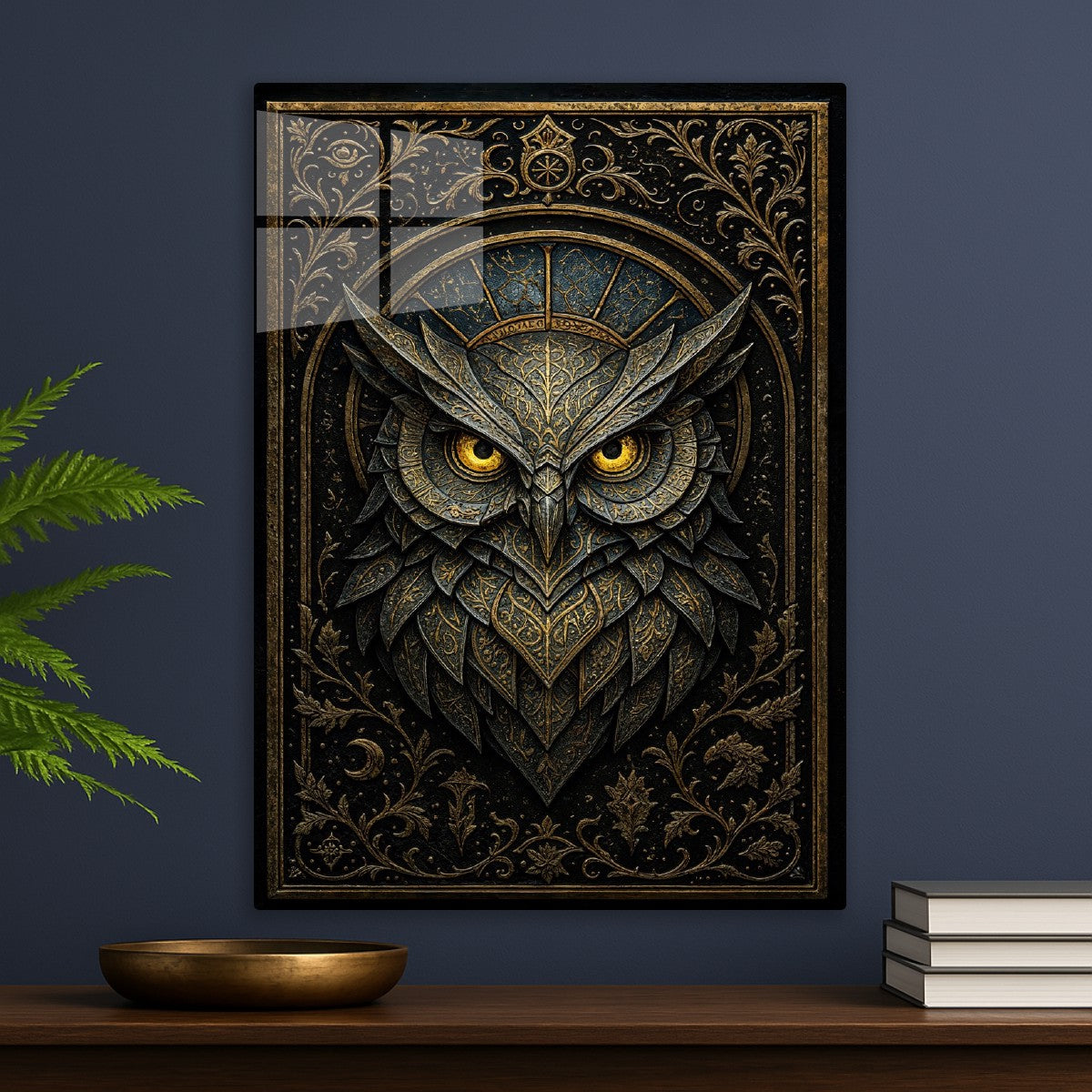 Owl of Wisdom Gothic Fantasy
