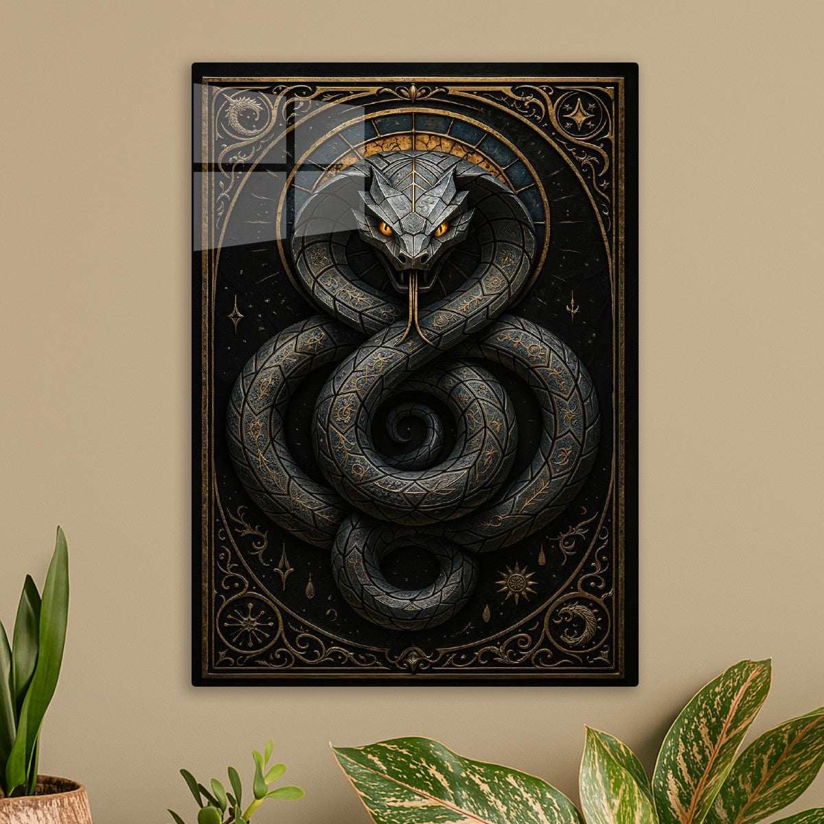 Ouroboros Snake Dark Fantasy