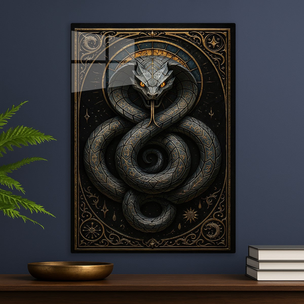 Ouroboros Snake Dark Fantasy