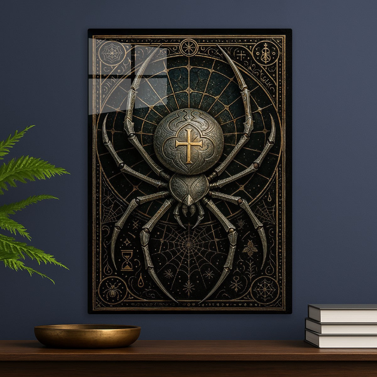 Epic Metal Spider Cross