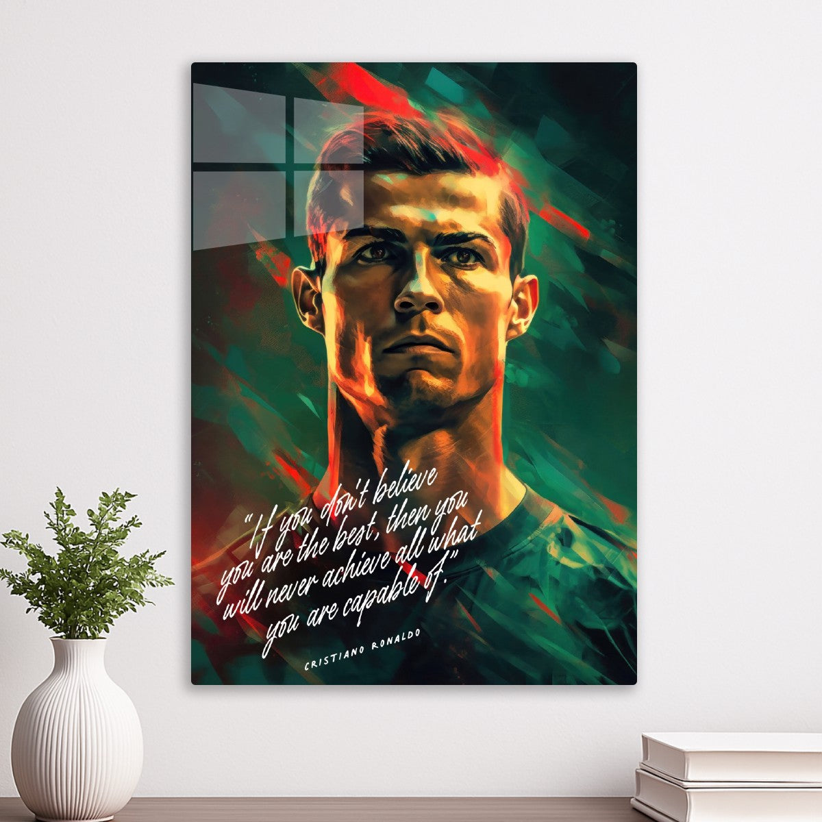 Cristiano Ronaldo Art Quote
