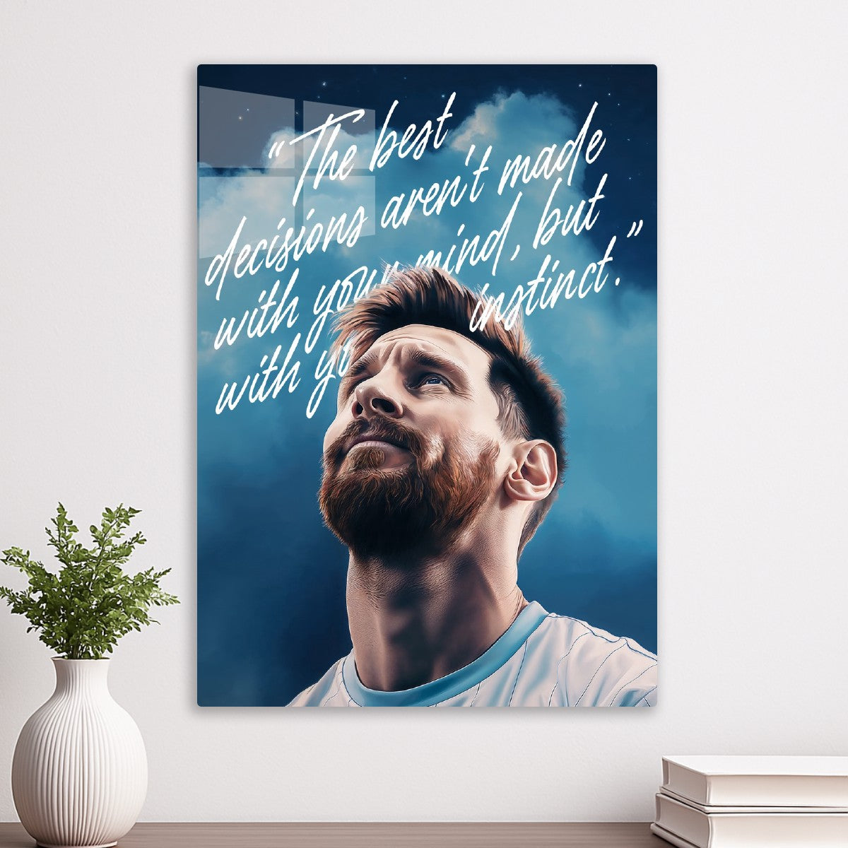 Lionel Messi Art Quote