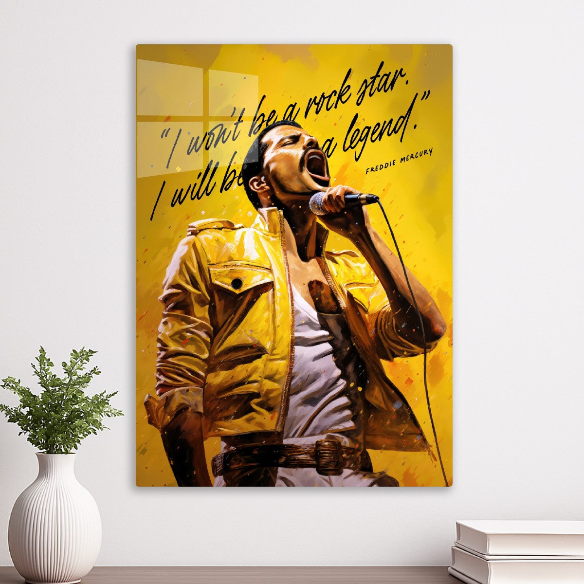 Freddie Mercury Art Quote