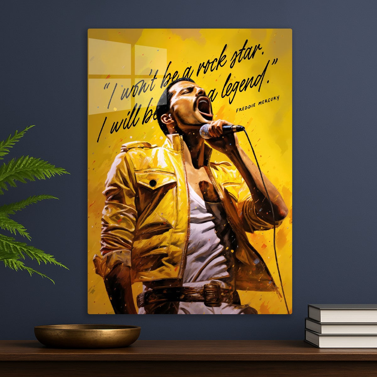 Freddie Mercury Art Quote