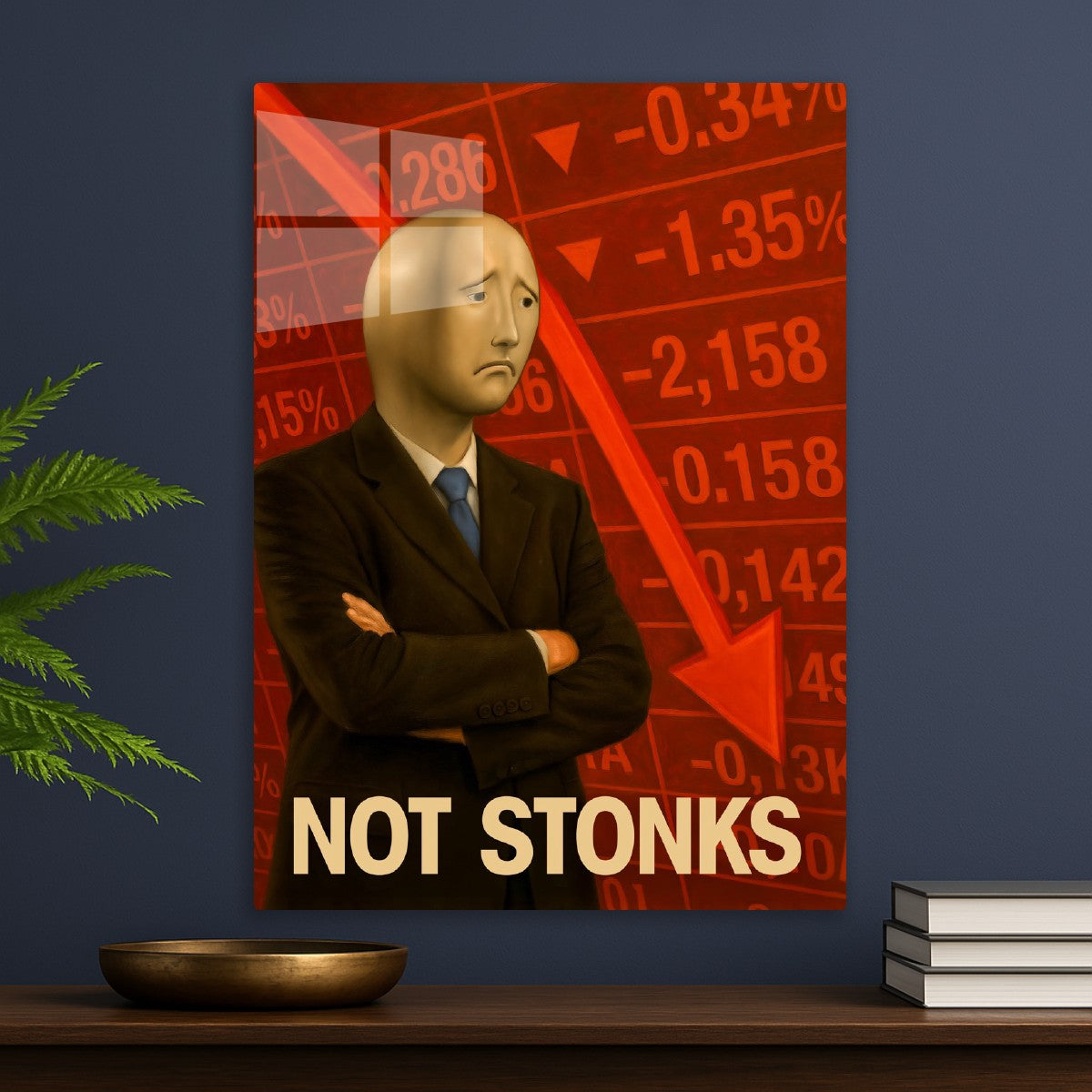 Stonks Fail Meme Man