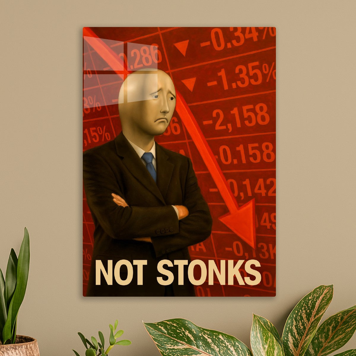 Stonks Fail Meme Man