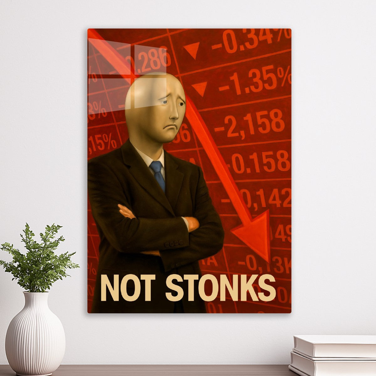 Stonks Fail Meme Man