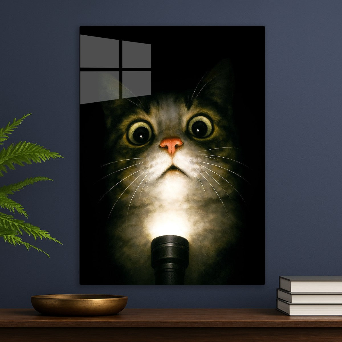 Scared Cat Meme Flashlight