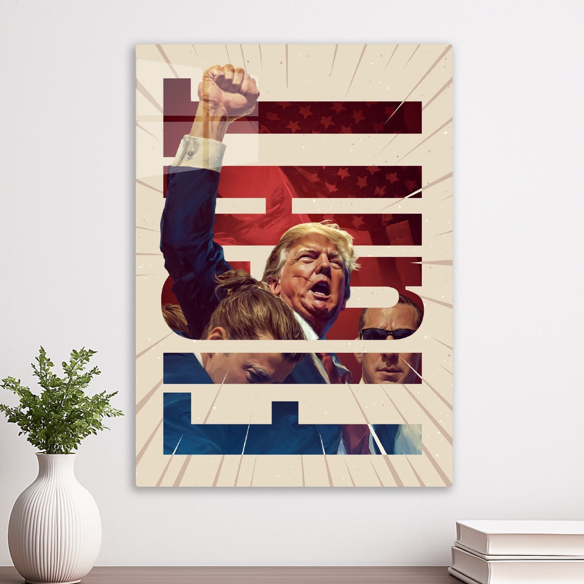 Trump Fight Art