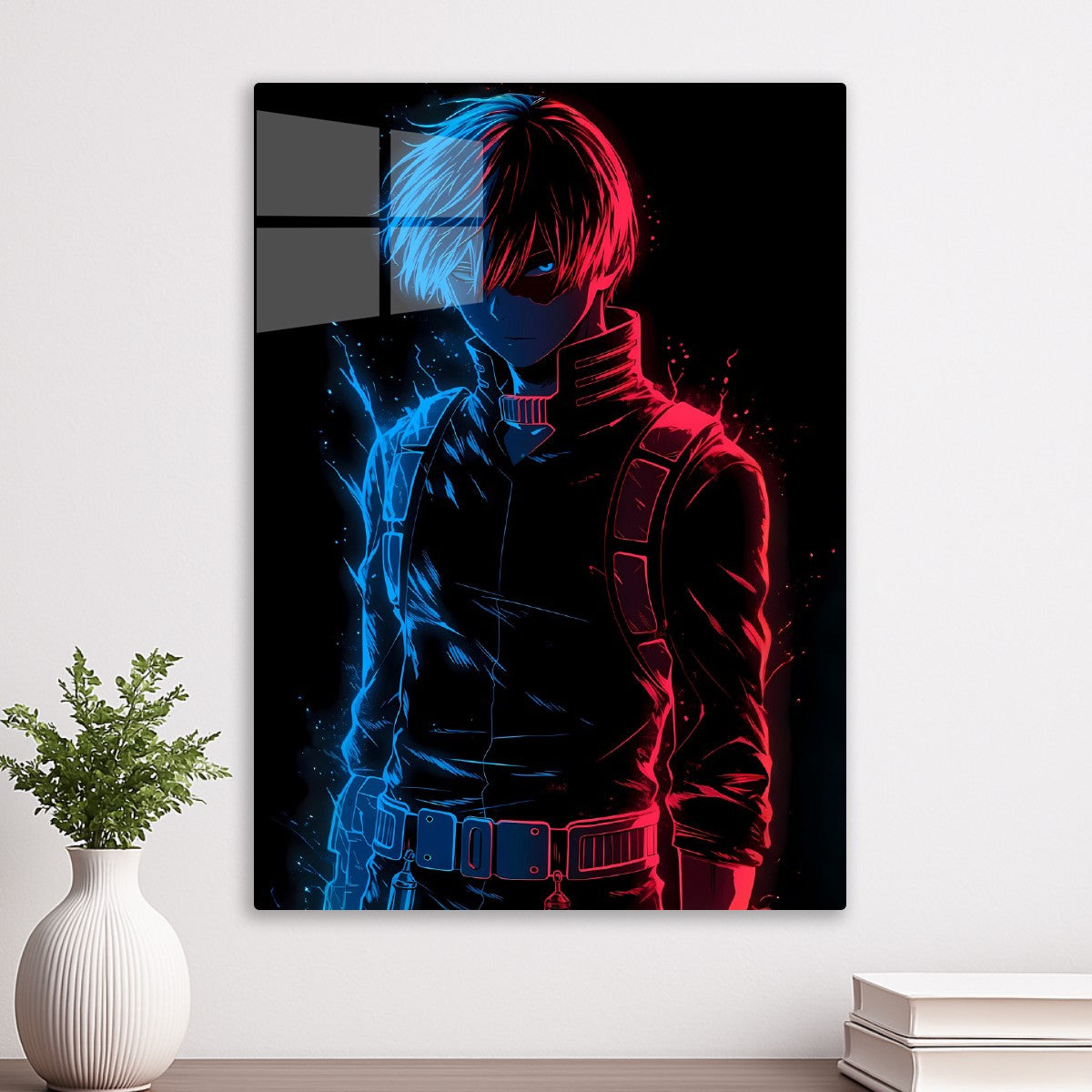 Shoto Todoroki cold look, My Hero Academia