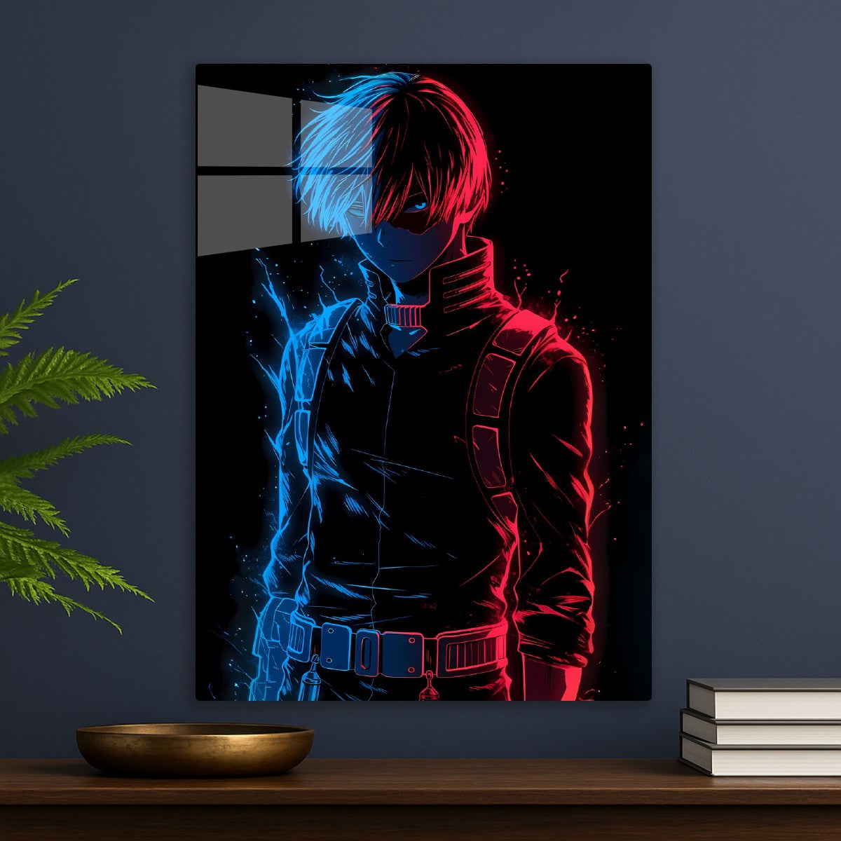 Shoto Todoroki cold look, My Hero Academia