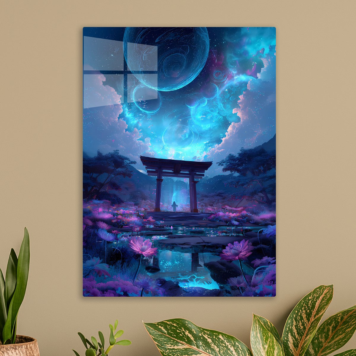 Japanese Torii Gate Space Fantasy