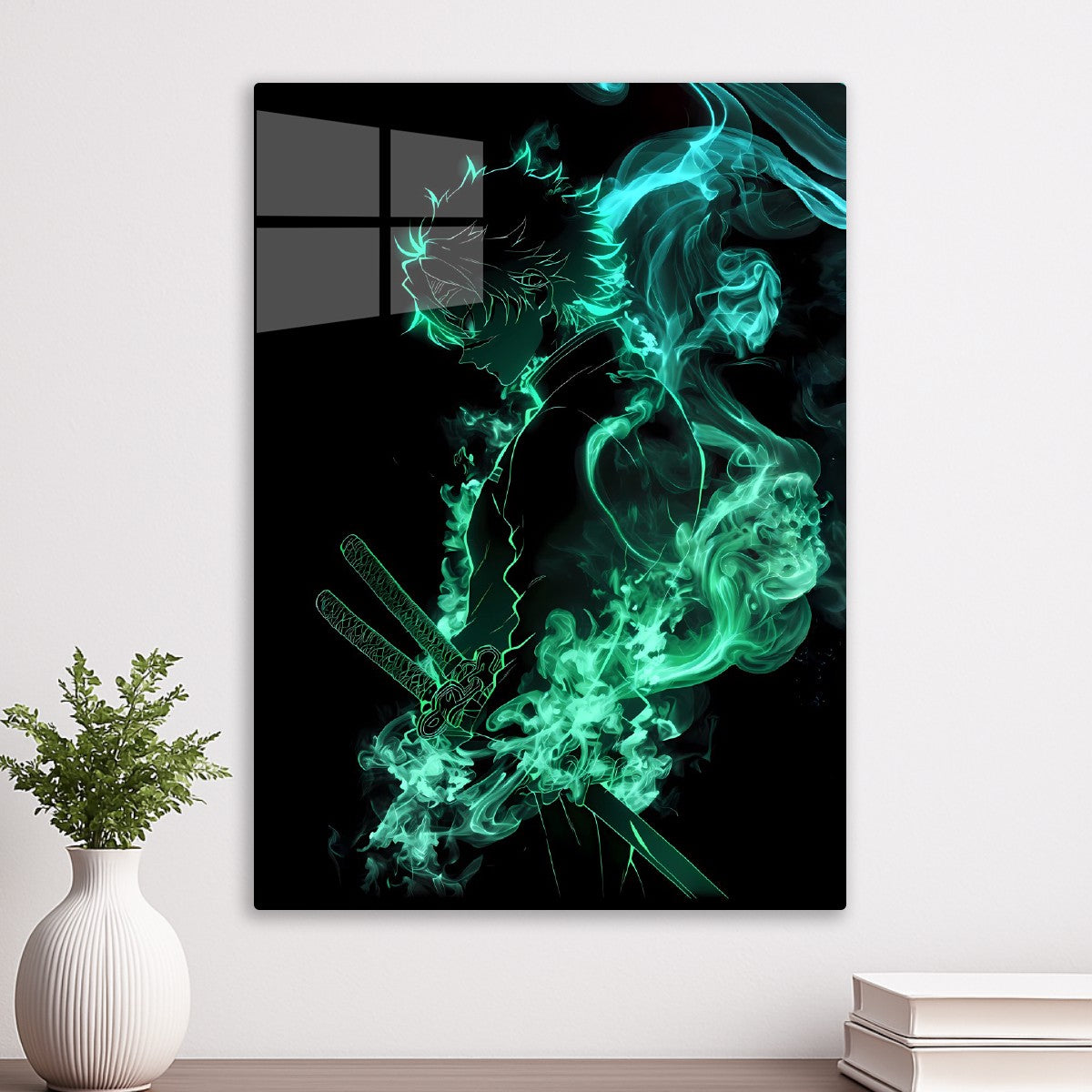 Sanemi Shinazugawa double sword style, Demon Slayer Kimetsu no Yaiba